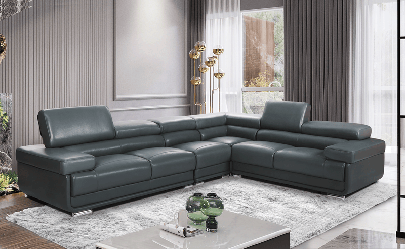 2119 Sectional Dark Grey SET - p11479