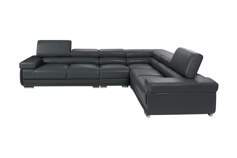 2119 Sectional Dark Grey SET - p11479