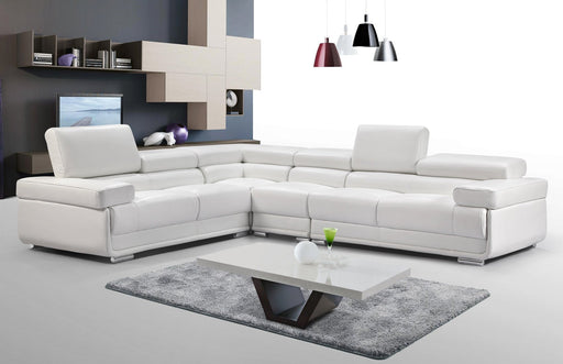2119 Sectional White - Gate FurnitureSectional