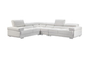 2119 Sectional With Extra Chair - White Set - p14171