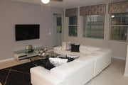 2119 Sectional With Extra Chair - White Set - p14171