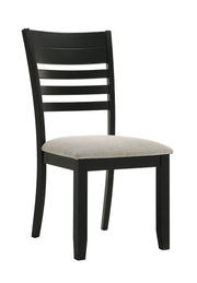 Folio Black/Neutral Dining Set from Crown Mark - Luna Furniture