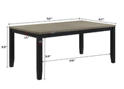 Folio Black Dining Table from Crown Mark - Luna Furniture