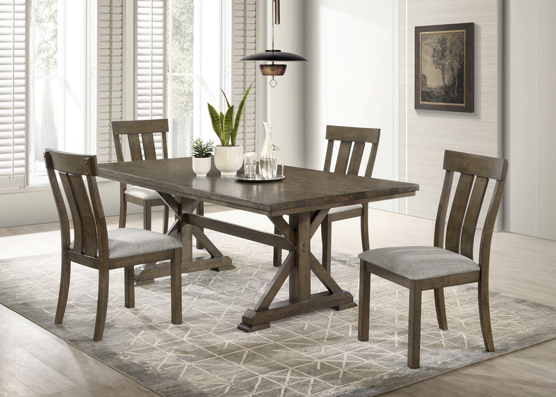 Lloyd Brown Dining Set from Crown Mark - Luna Furniture