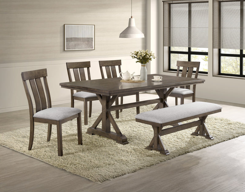 Lloyd Brown Dining Set from Crown Mark - Luna Furniture