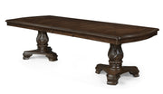 Kiera Coffee Brown Formal Extendable Dining Table from Crown Mark - Luna Furniture