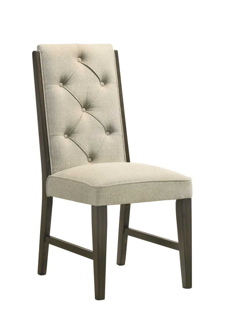 Herbert Espresso/Beige Extendable Dining Set from Crown Mark - Luna Furniture