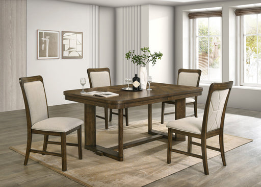 Broadmoor Brown Extendable Dining Set from Crown Mark - Luna Furniture