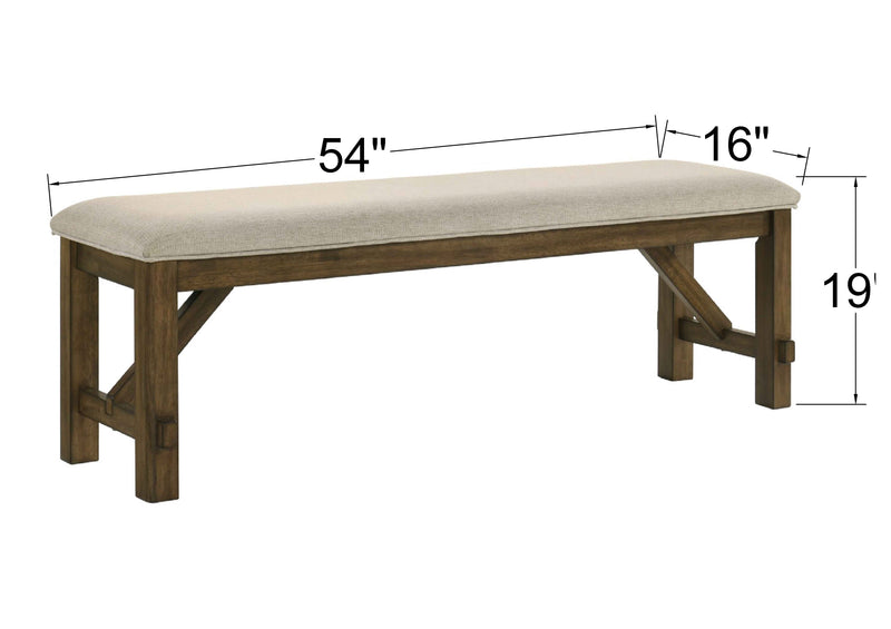 Broadmoor Brown Extendable Dining Set from Crown Mark - Luna Furniture