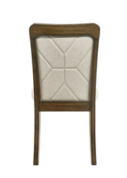 Broadmoor Brown Side Chair, Set of 2 from Crown Mark - Luna Furniture