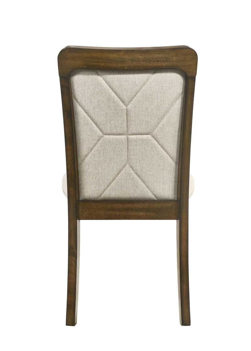 Broadmoor Brown Side Chair, Set of 2 from Crown Mark - Luna Furniture