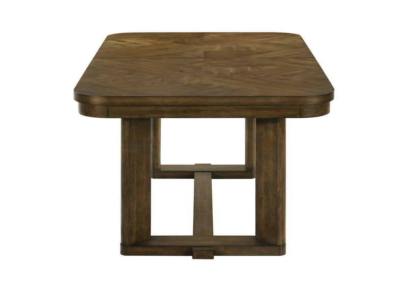 Broadmoor Brown Extendable Dining Set from Crown Mark - Luna Furniture