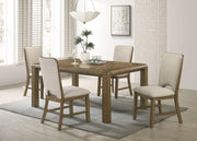 Cockrell Brown/Beige Side Chair, Set of 2 from Crown Mark - Luna Furniture