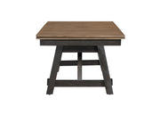 Maribelle Wheat Charcoal Extendable Dining Set from Crown Mark - Luna Furniture