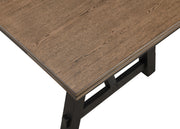 Maribelle Wheat Charcoal Extendable Dining Set from Crown Mark - Luna Furniture