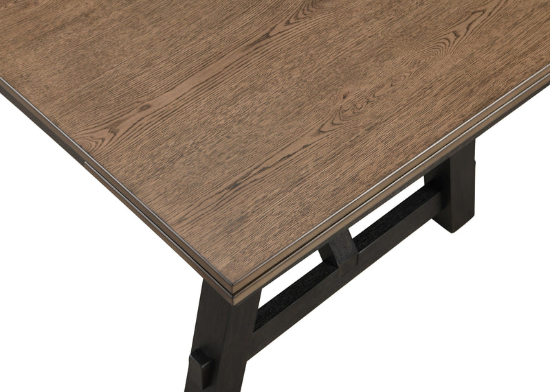 Maribelle Wheat Charcoal Extendable Dining Set from Crown Mark - Luna Furniture