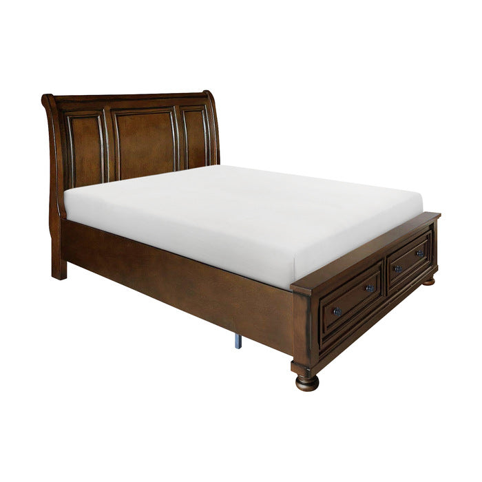 2159-1* (3)Queen Sleigh Platform Bed with Footboard Storage - 2159-1*