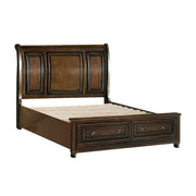 2159-1* (3)Queen Sleigh Platform Bed with Footboard Storage - 2159-1*