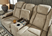 Next-Gen Durapella Sand Power Reclining Sofa and Loveseat from Ashley - Luna Furniture