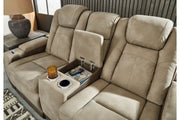 Next-Gen DuraPella Sand Power Reclining Sofa and Loveseat -  Ashley - Luna Furniture