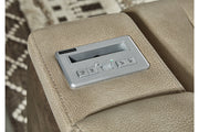 Next-Gen DuraPella Sand Power Reclining Sofa and Loveseat -  Ashley - Luna Furniture