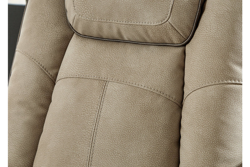 Next-Gen DuraPella Sand Power Reclining Sofa and Loveseat -  Ashley - Luna Furniture