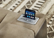 Next-Gen Durapella Sand Power Reclining Sofa and Loveseat from Ashley - Luna Furniture