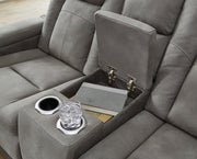 Next-Gen Durapella Slate Power Reclining Sofa and Loveseat from Ashley - Luna Furniture