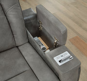 Next-Gen Durapella Slate Power Reclining Sofa and Loveseat from Ashley - Luna Furniture