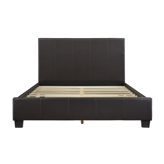 2220DBR-1* (2)Queen Platform Bed - 2220DBR-1*