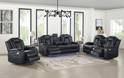2226 BLACK SOFA&LOVESEAT - 2226 BLACK SOFA&LOVESEAT