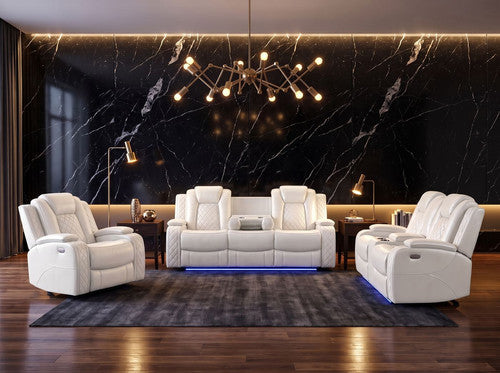 2226 WHITE SOFA & LOVE SEAT - 2226 WHITE SOFA & LOVE SEAT