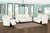 2226 WHITE SOFA & LOVE SEAT - 2226 WHITE SOFA & LOVE SEAT