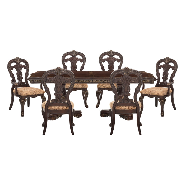 2243-114*7 7pc set (TABLE + 2 ARM + 4 SIDE CHAIRS) - 2243-114*7