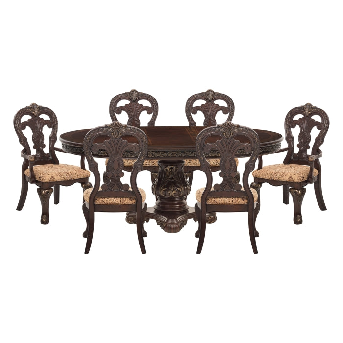2243-76*7 7pc set (TABLE + 2 ARM + 4 SIDE CHAIRS) - 2243-76*7
