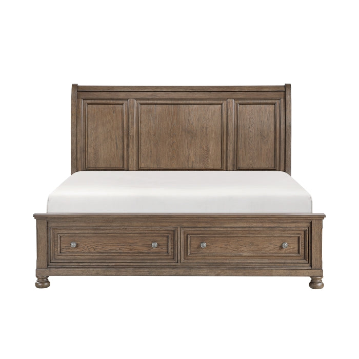 2259BR-1* (3) Queen Platform Bed with Footboard Storage - 2259BR-1*