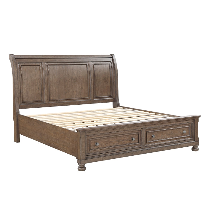2259BR-1* (3) Queen Platform Bed with Footboard Storage - 2259BR-1*