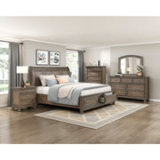 2259BR-1* (3) Queen Platform Bed with Footboard Storage - 2259BR-1*