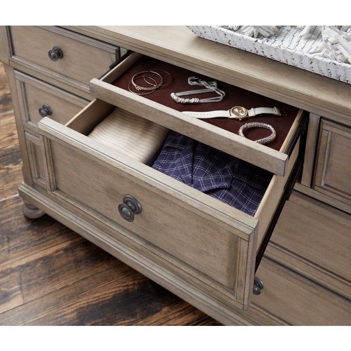 2259GY-5 Dresser, Hidden Drawer - 2259GY-5