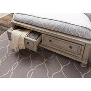 2259KGY-1CK* (3) California King Platform Bed with Footboard Storage - 2259KGY-1CK*
