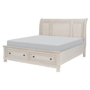 2259W-1* (3) Queen Platform Bed with Footboard Storage - 2259W-1*