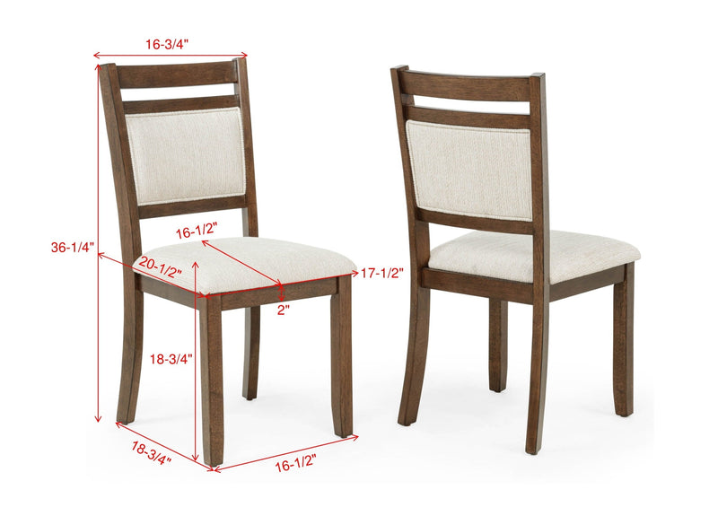 Avasa Brown 6-Piece Dining Room Set from Crown Mark - Luna Furniture