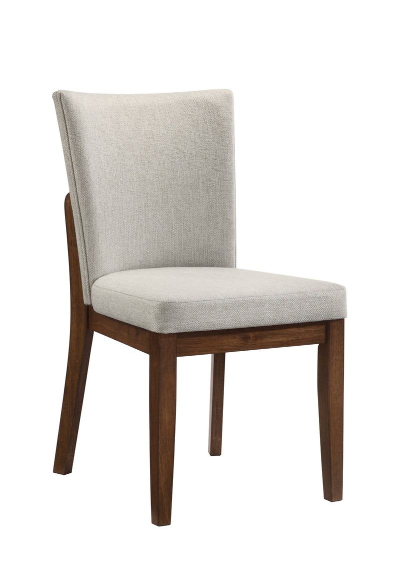 Salerno Beige/Brown Dining Set from Crown Mark - Luna Furniture