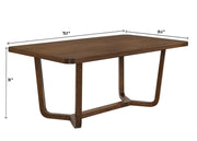Salerno Beige/Brown Dining Set from Crown Mark - Luna Furniture
