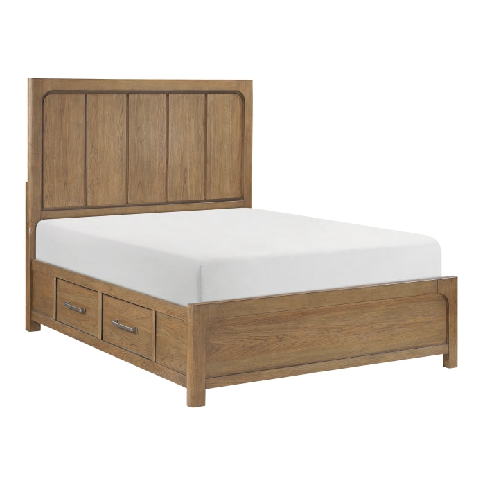 2336-1* (4) Queen Platform Bed with Storage Side Rails - 2336-1*