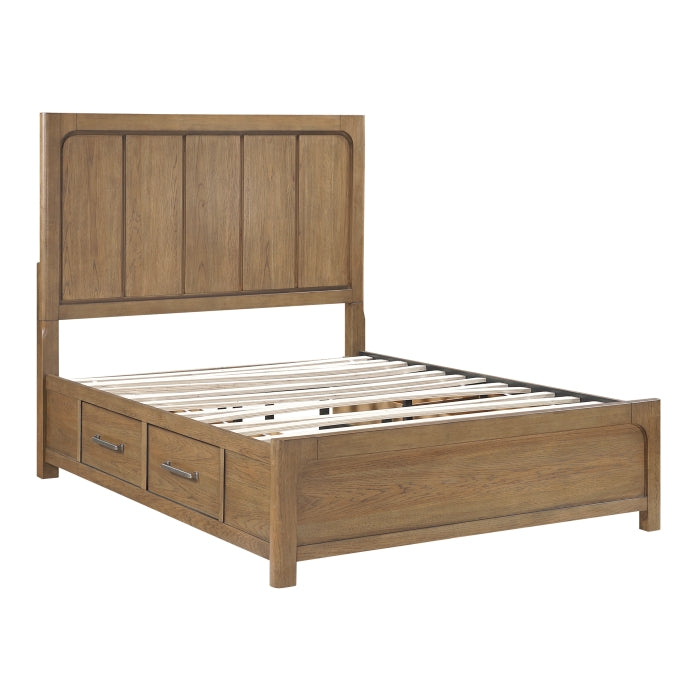 2336-1* (4) Queen Platform Bed with Storage Side Rails - 2336-1*
