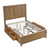 2336-1* (4) Queen Platform Bed with Storage Side Rails - 2336-1*