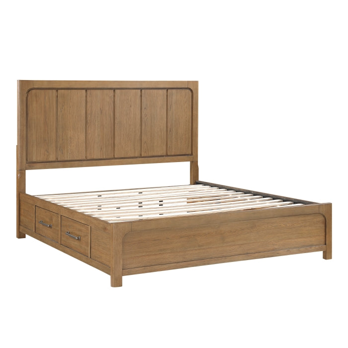 2336K-1EK* (4) Eastern King Platform Bed with Storage Side Rails - 2336K-1EK*
