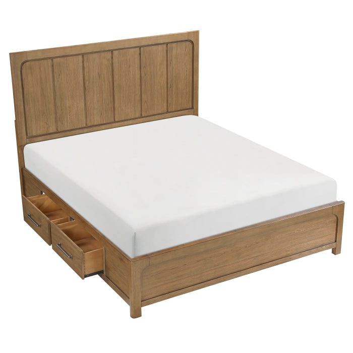 2336K-1EK* (4) Eastern King Platform Bed with Storage Side Rails - 2336K-1EK*