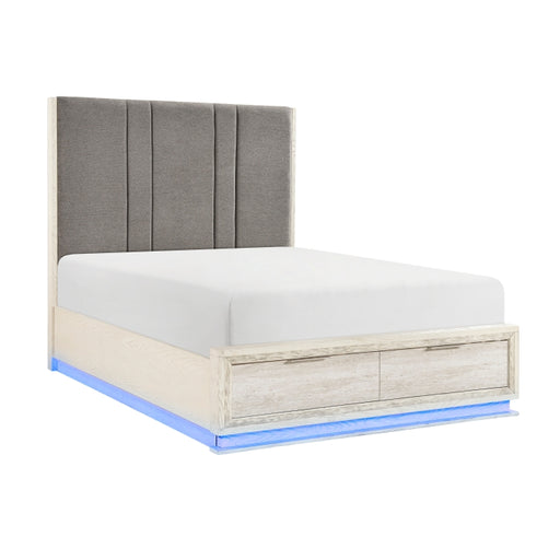 2391K-1CK* (3) California King Platform Bed with Footboard Storage - 2391K-1CK*